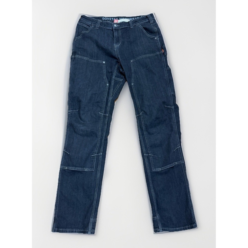 Dovetail Workwear Graphene Denim Work Pants Womens 14/34 Black Carpenter